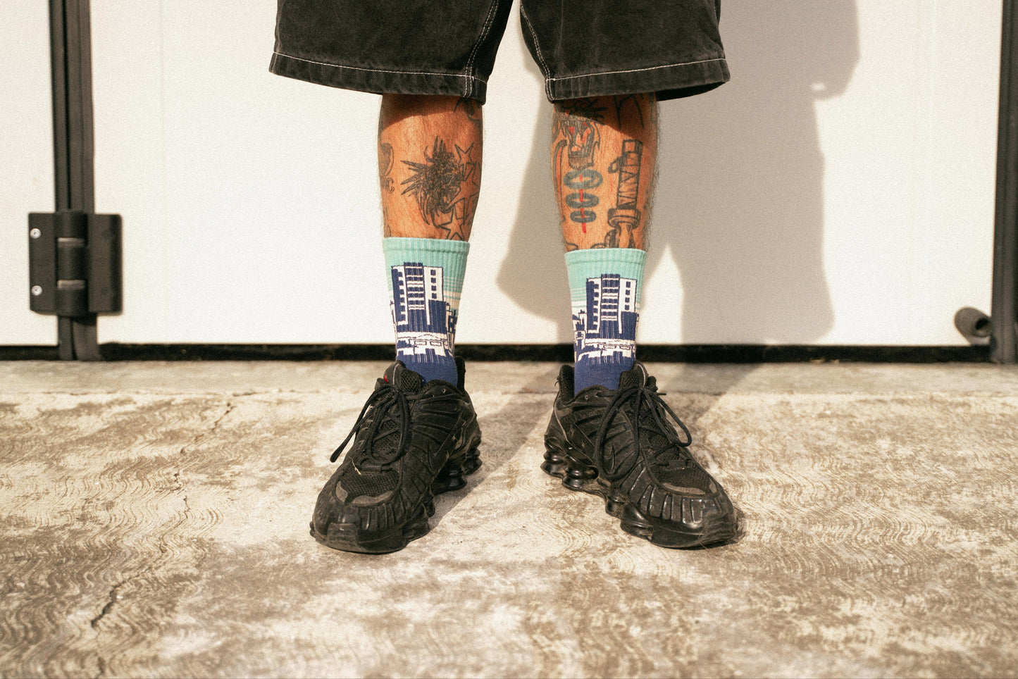 Blue Skyline Socks Piano Nove