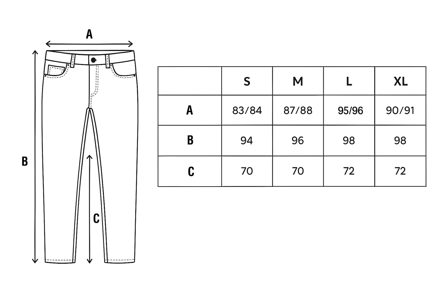 Pantaloni Horizons in denim jacquard Piano Nove