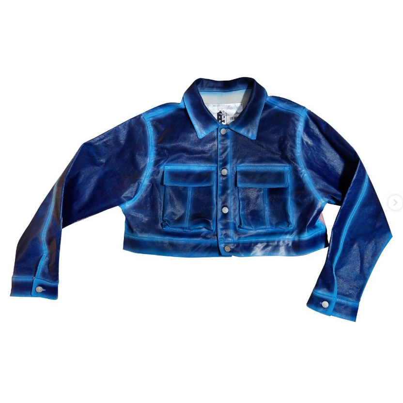 Giacca Skyline in denim rifinito Piano Nove