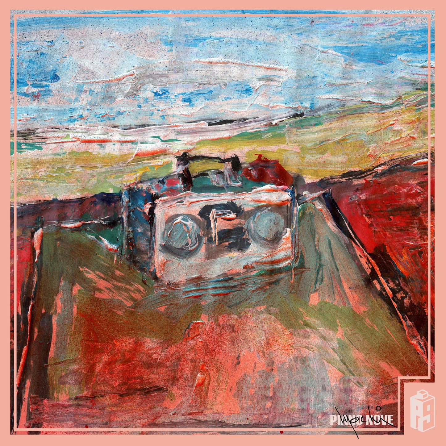 Foulard Ghettoblaster Piano Nove