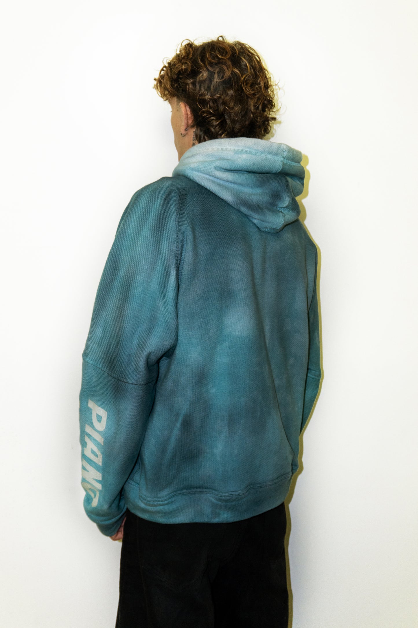 Monster Green Hoodie PIANO NOVE "Skyline Logo"