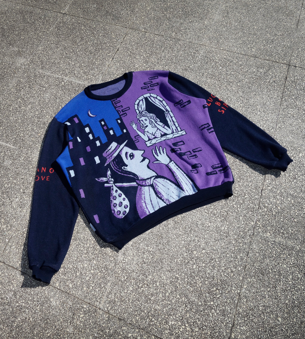 Maglione PIANO NOVE X LUCKY BOY SIRANO "A New Beginning"