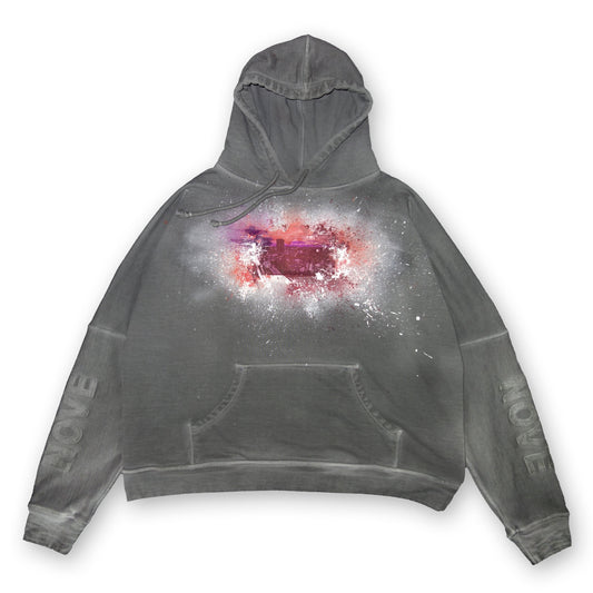 Cement hoodie PIANO NOVE "Skyline Logo"