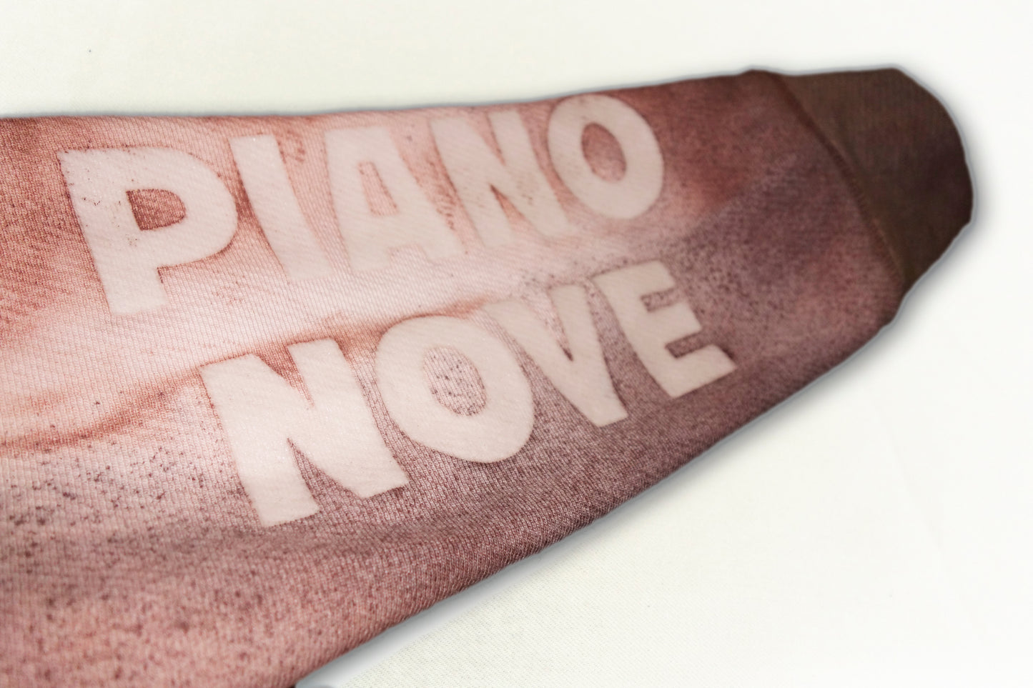 Cappuccino foam hoodie PIANO NOVE "Skyline Logo"