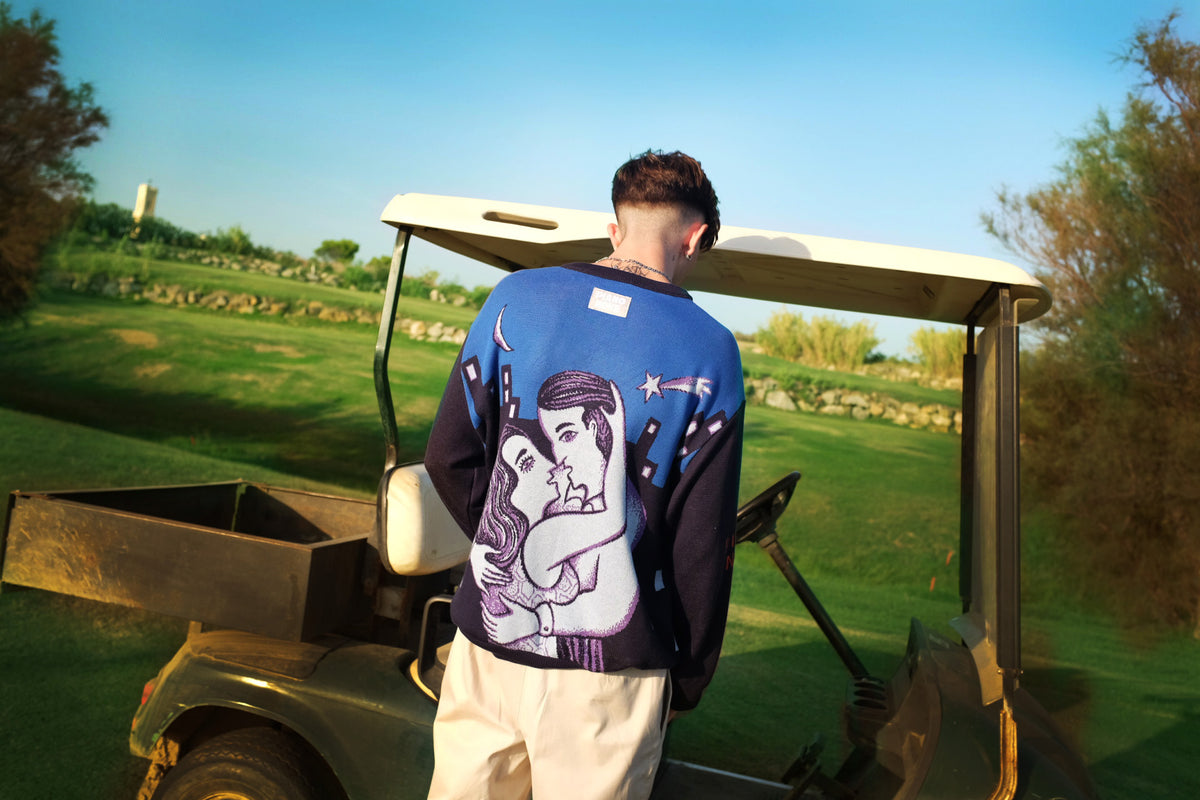 Maglione PIANO NOVE X LUCKY BOY SIRANO "A New Beginning"