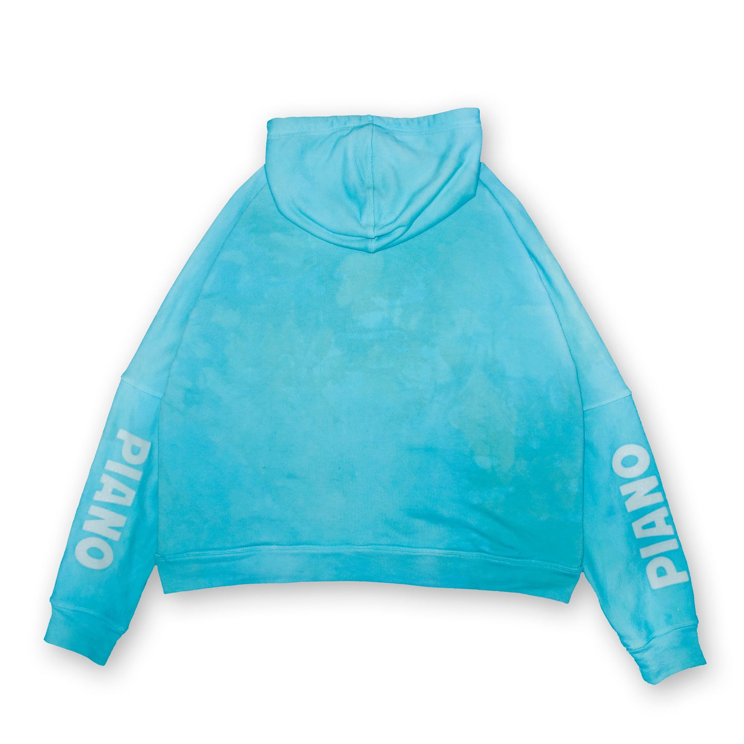 Heavenly dyed hoodie PIANO NOVE "Skyline Logo"