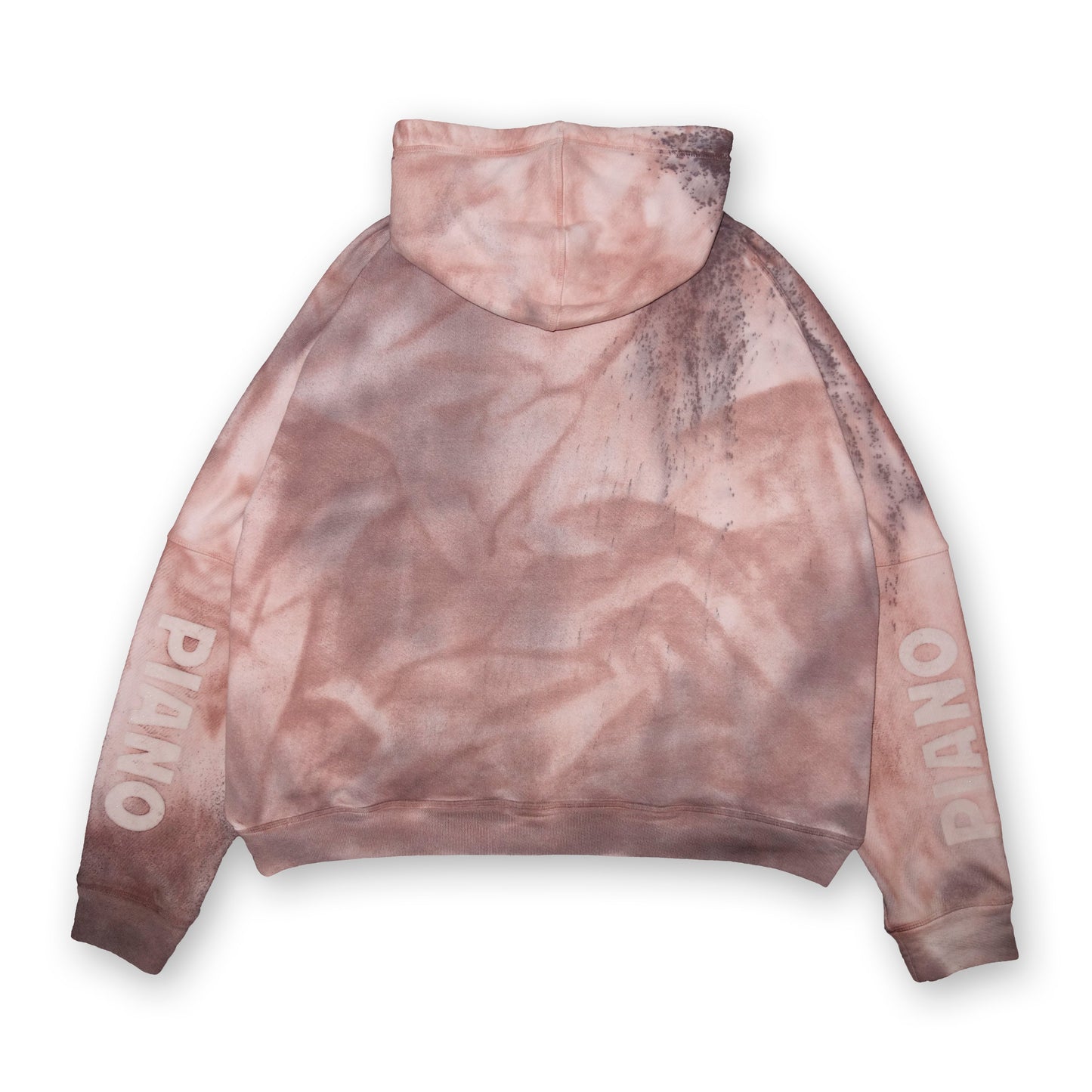 Cappuccino foam hoodie PIANO NOVE "Skyline Logo"