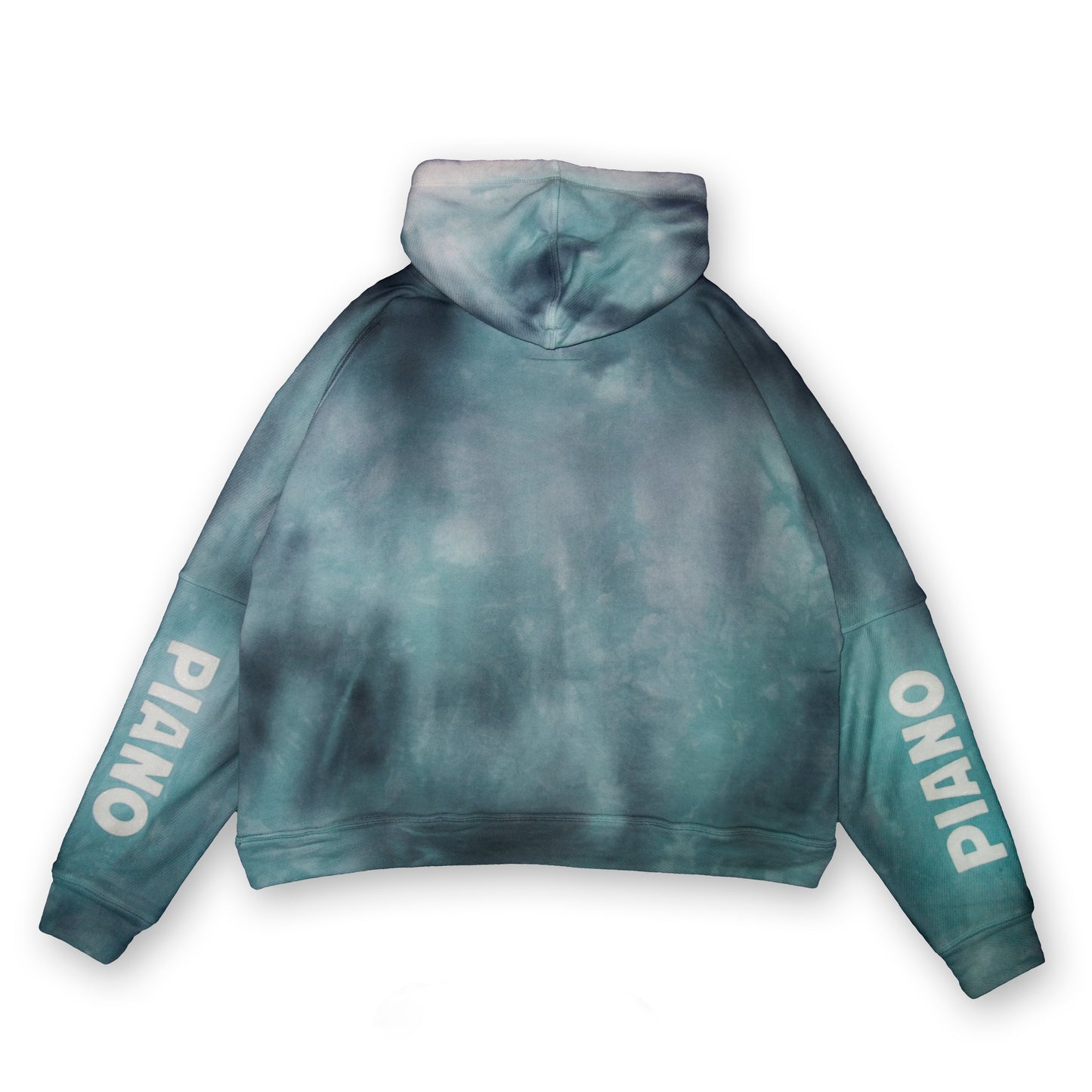 Monster Green Hoodie PIANO NOVE "Skyline Logo"