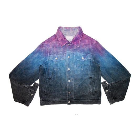 Giacca Horizons in denim jacquard Piano Nove